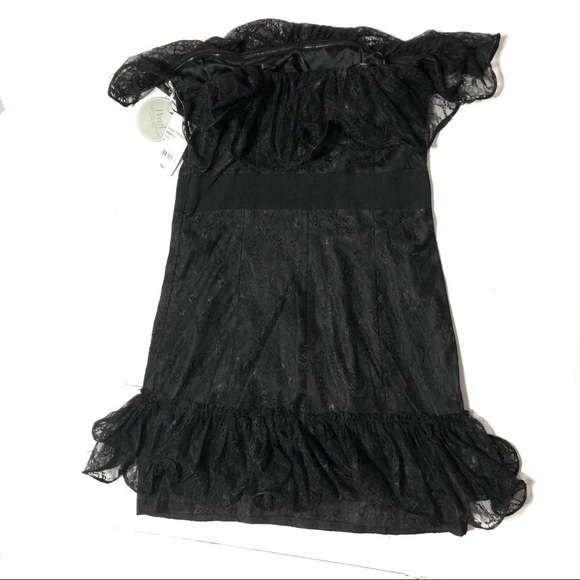 Georgina Chapman Lace Black Dress NWT sz 6 - Picture 4 of 8